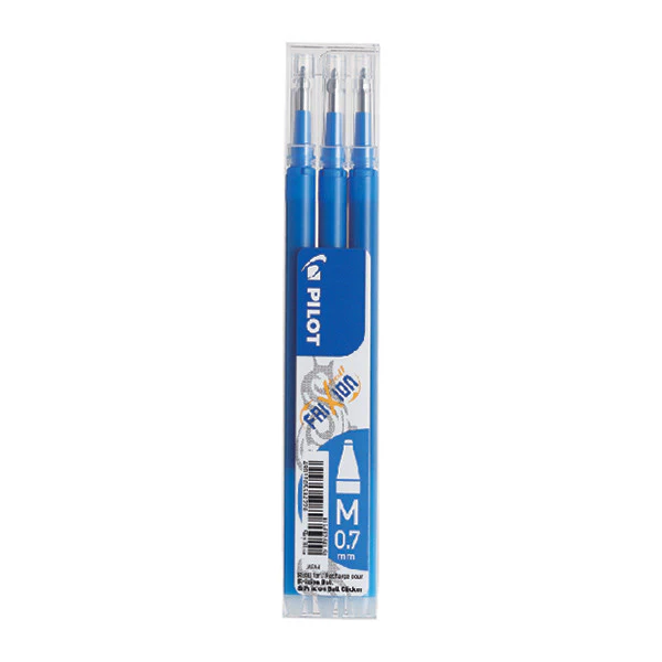 Pilot BLSFR7 Frixion Pen Refill Medium Pack of 3 - Image 5