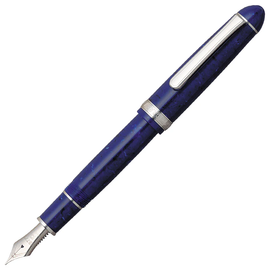 Platinum #3776 Century Fountain Pen Celluloid Midnight Ocean