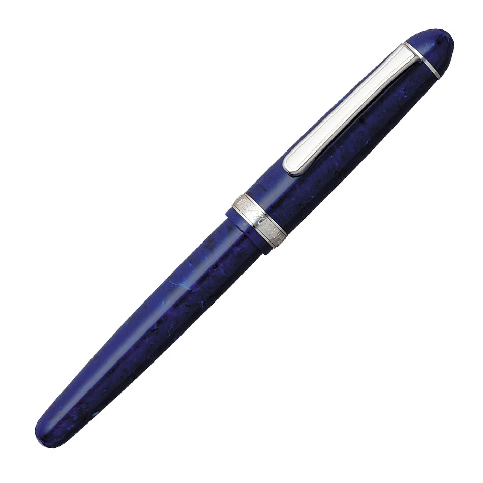 Platinum #3776 Century Fountain Pen Celluloid Midnight Ocean - Image 2