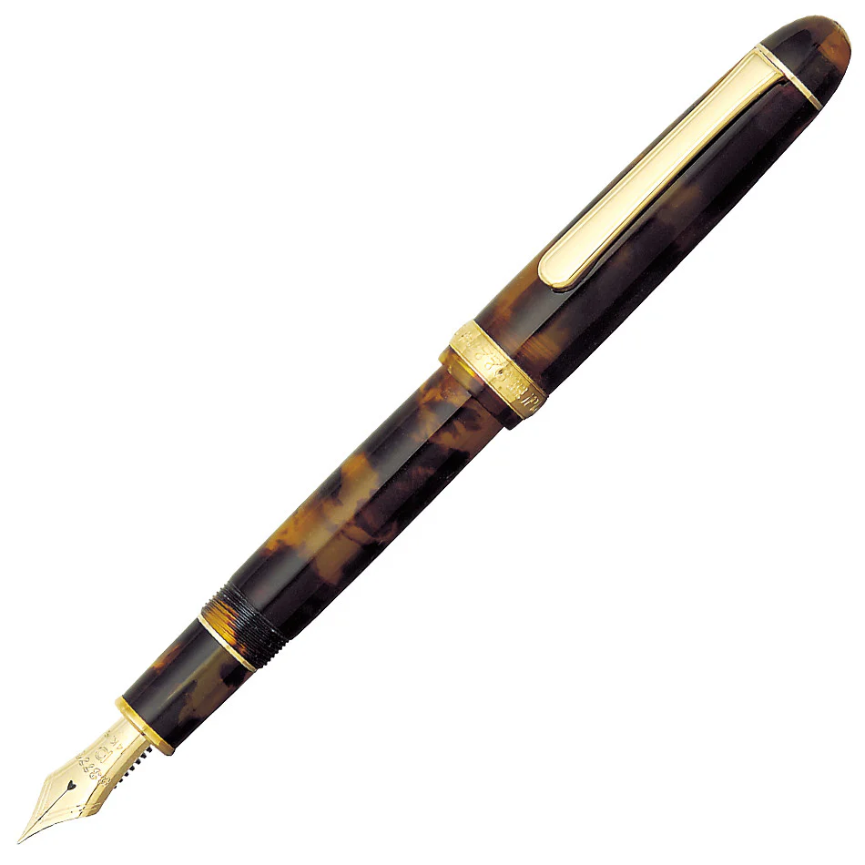 Platinum #3776 Century Fountain Pen Celluloid Tortoiseshell