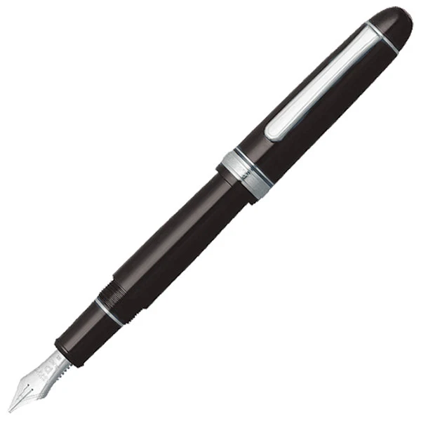 Platinum #3776 Century Music Nib Fountain Pen Rhodium Trim