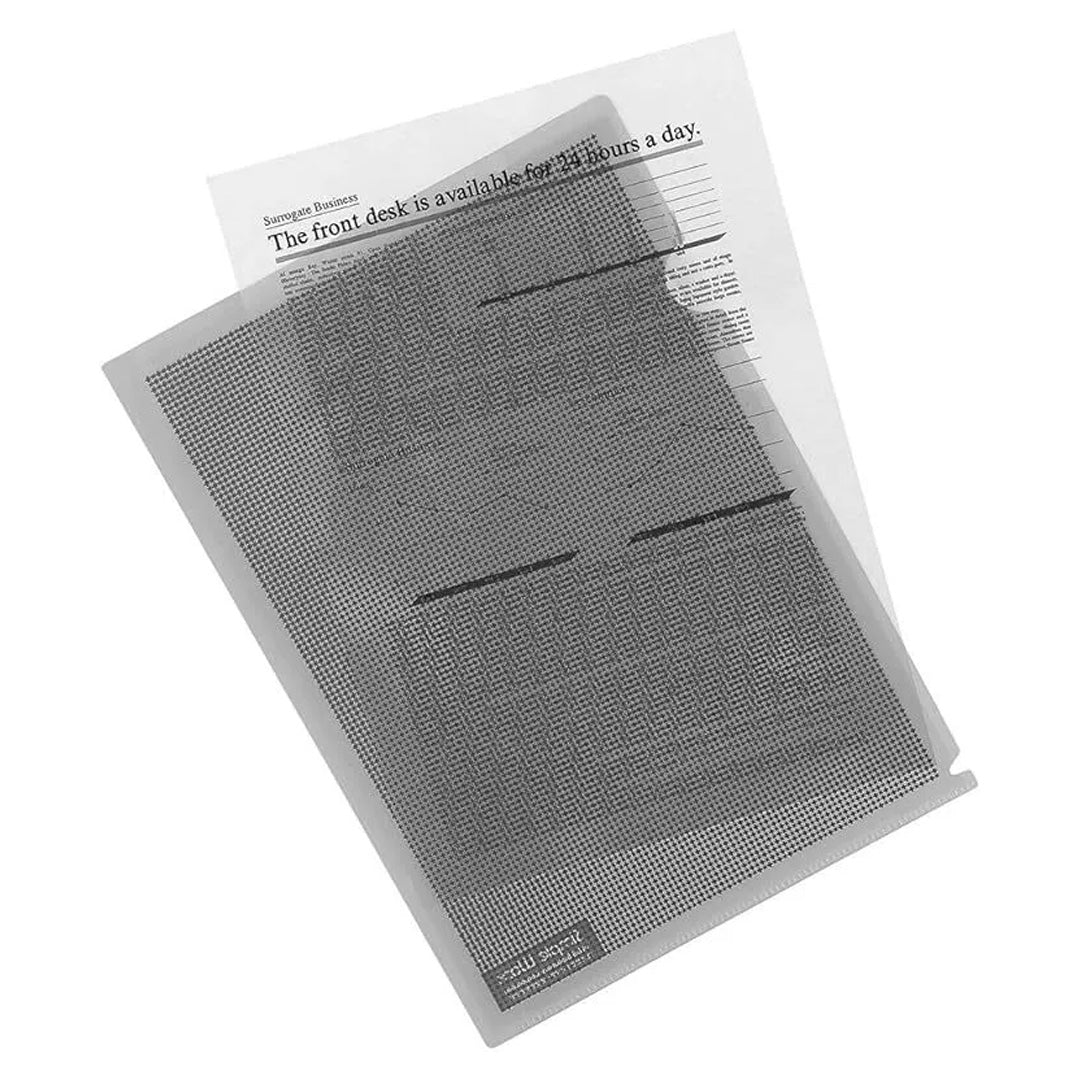 PLUS Camouflage A4 Folder Pack of 5 Clear - Image 2