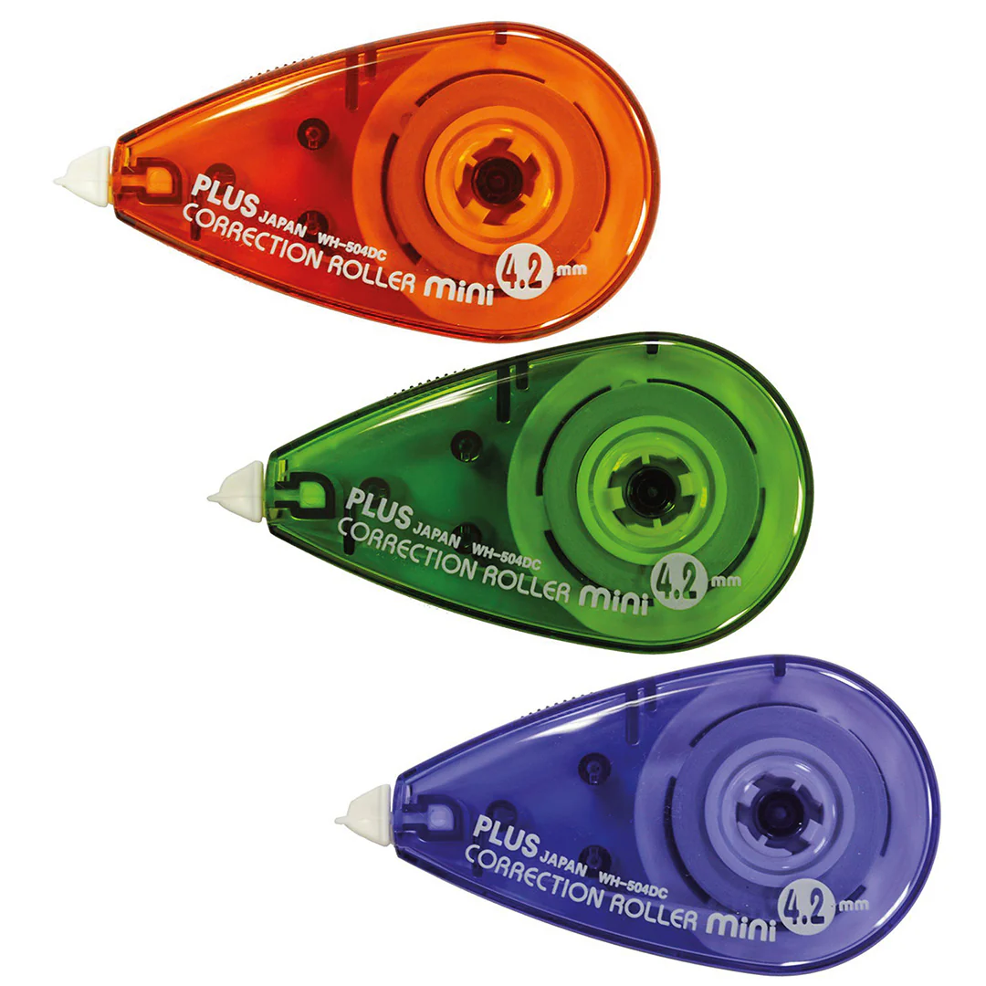 PLUS Mini Correction Roller 6m x 4.2mm Pack of 3 - Image 2