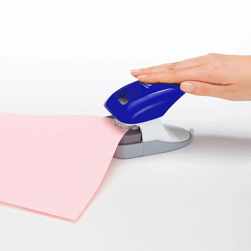 PLUS Staple-Free Desk Stapler Blue - Image 2