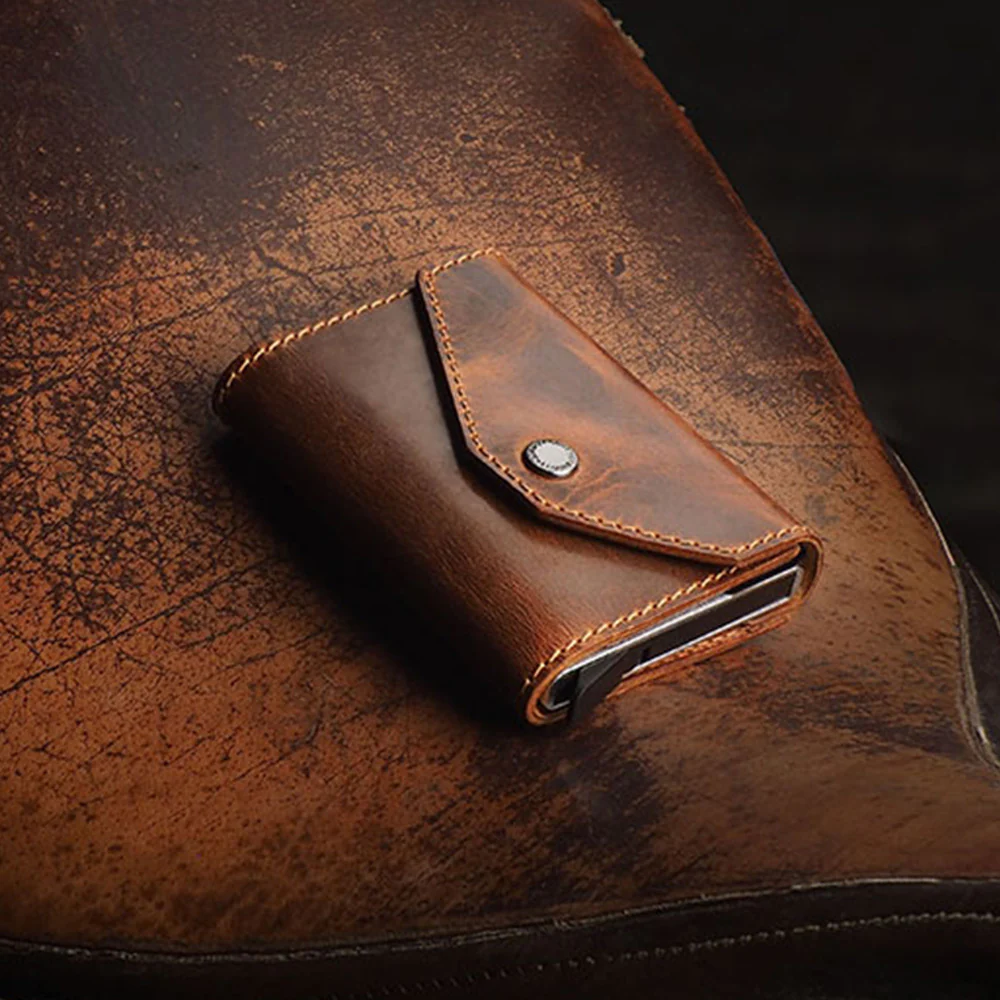 Pularys PORTER Saddle Leather RFID Wallet - Image 4