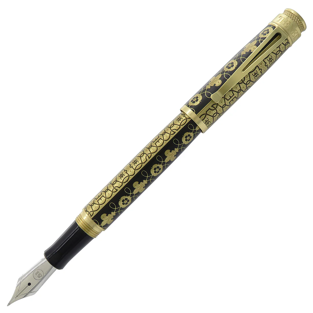 Retro 51 Metropolitan Tudor Armour Tornado Fountain Pen 1.5mm stub nib