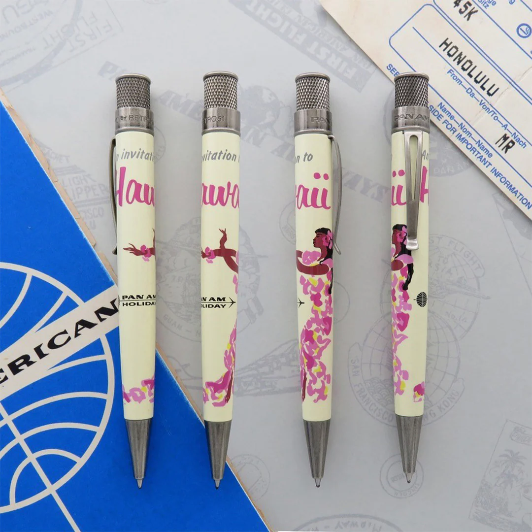 Retro 51 Tornado Rollerball Pen Pan American Hawaii Poster - Image 2