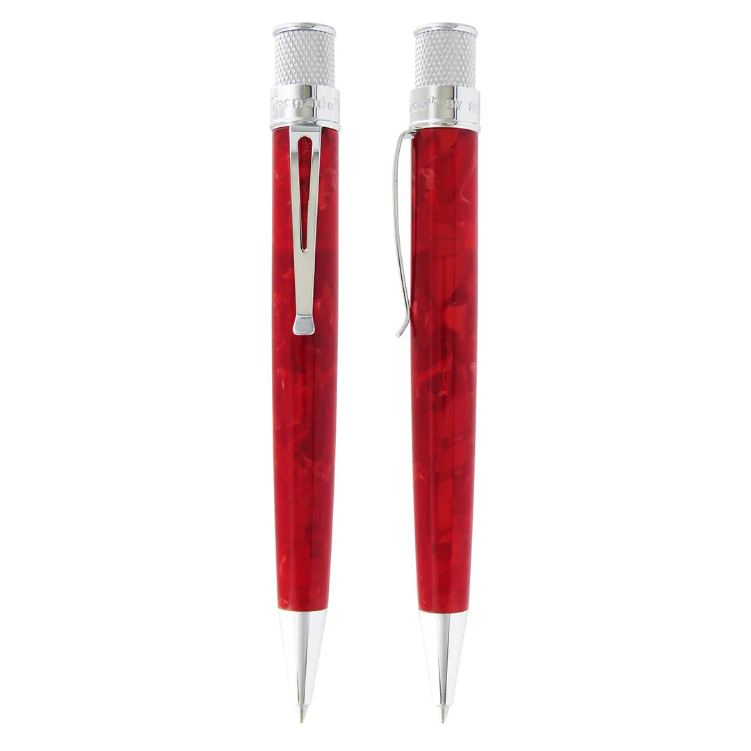Retro 51 R51 Vault Tornado Rollerball Acrylic Pen Ruby Red - Image 3