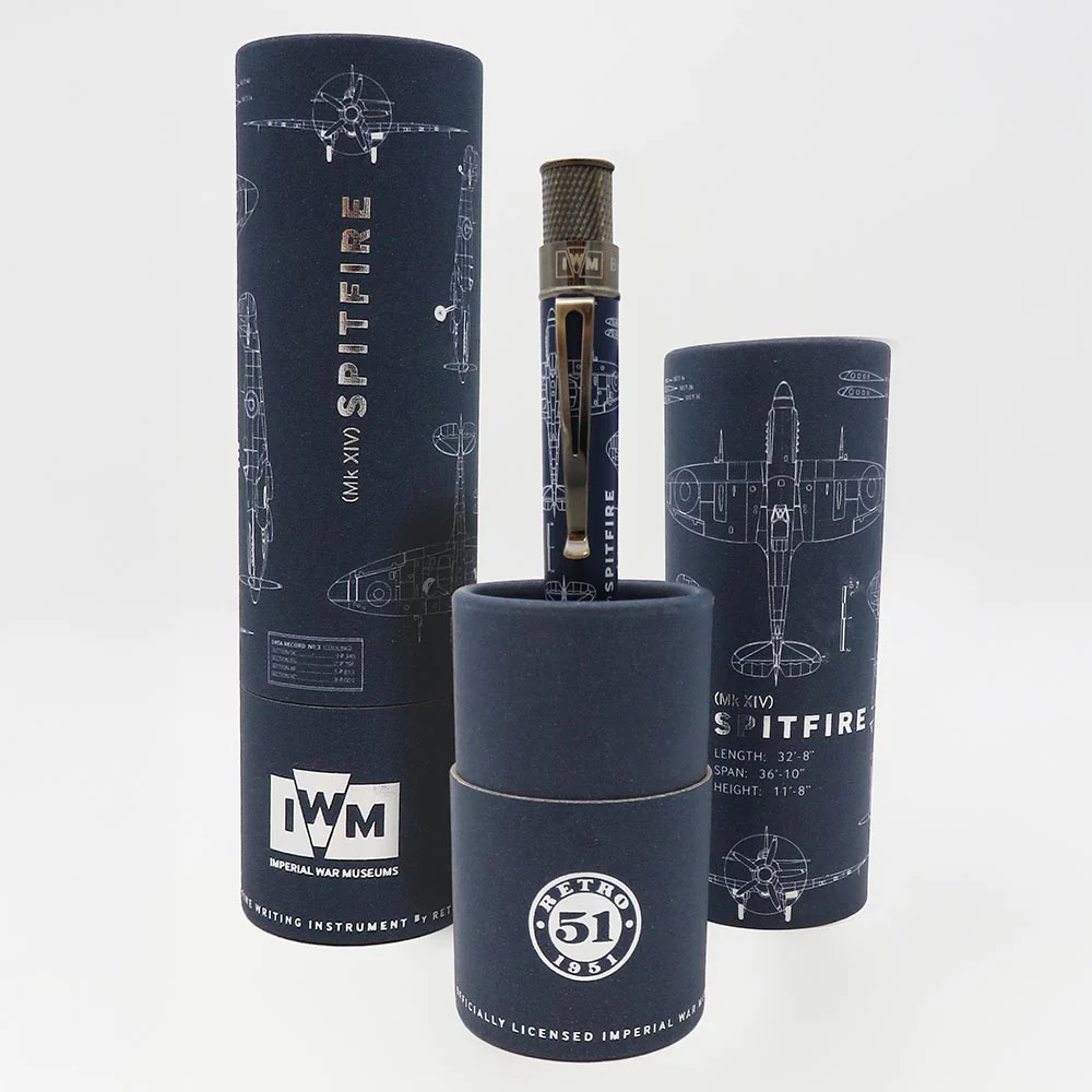 Retro 51 Tornado Rollerball Pen Imperial War Museum Spitfire Blueprint - Image 6