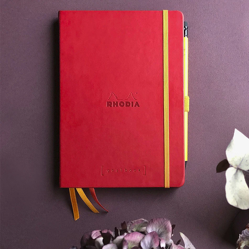 Rhodia Rhodiarama Hardcover Goalbook A5 Black - Image 3