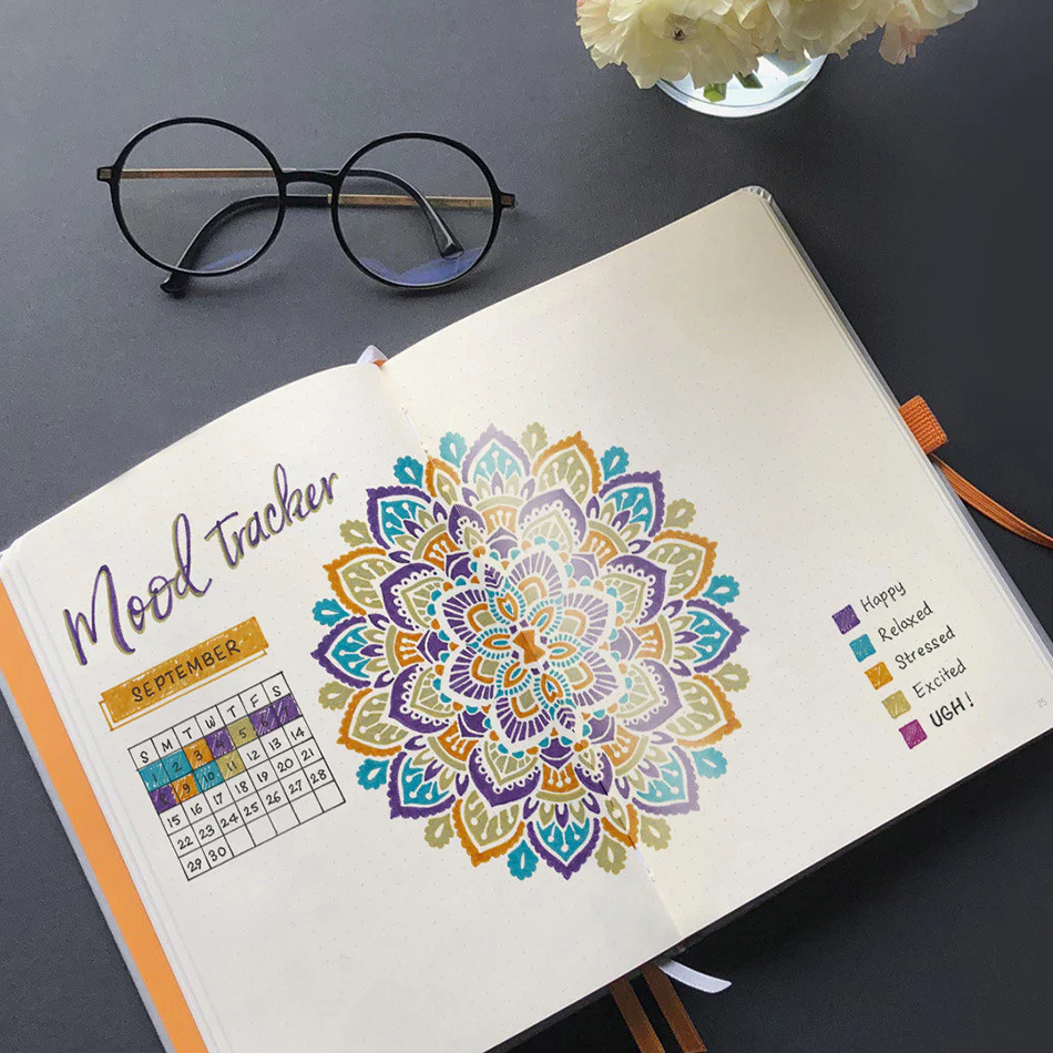 Rhodia Rhodiarama Hardcover Goalbook A5 Purple - Image 2