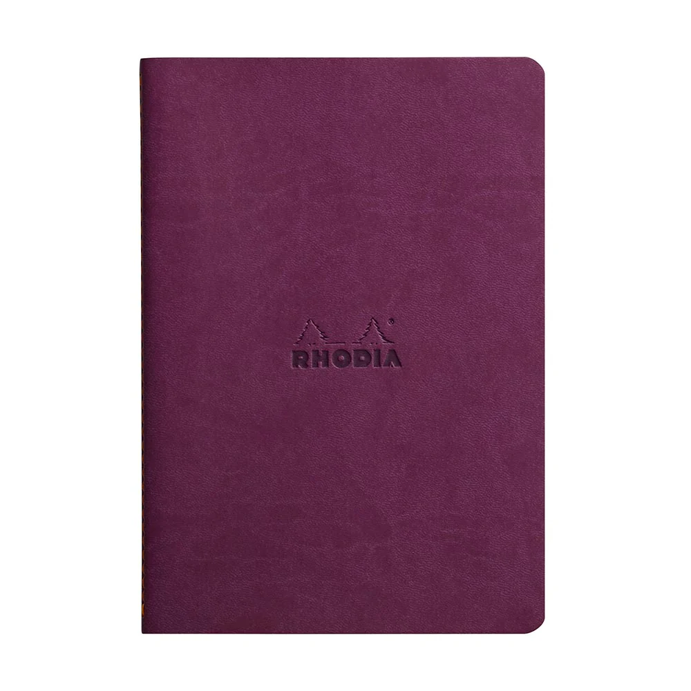 Rhodia Rhodiarama Sewn Spine Notebook Purple A5