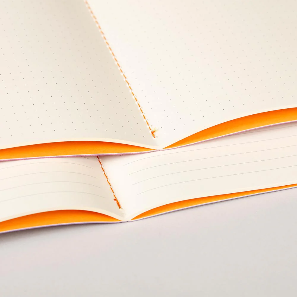 Rhodia Rhodiarama Sewn Spine Notebook Purple A5 - Image 3