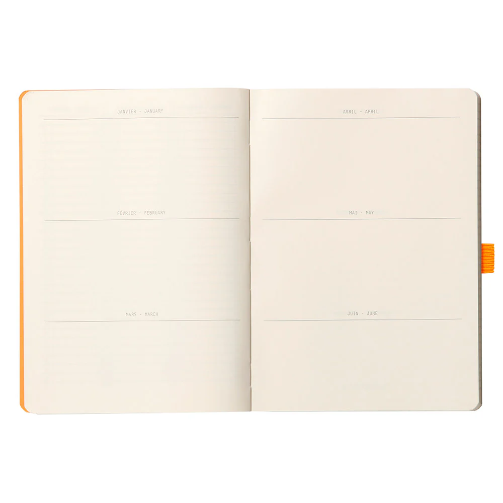 Rhodia Rhodiarama Softcover Goalbook A5 Tangerine - Image 2