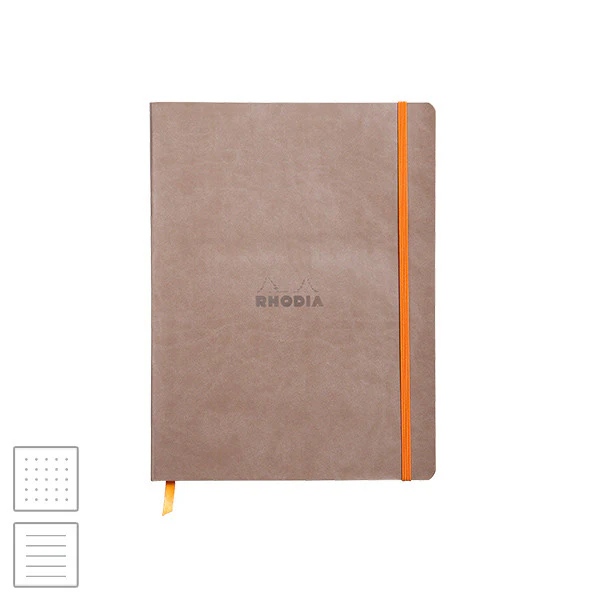 Rhodia Rhodiarama Softcover Notebook (190 x 250) Taupe