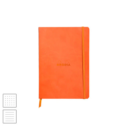 Rhodia Rhodiarama Softcover Notebook A5 (148 x 210) Tangerine