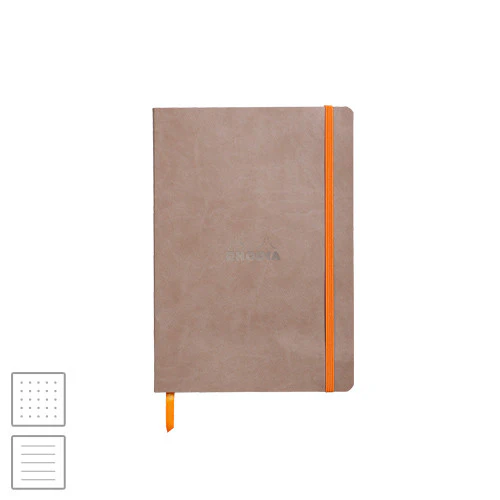 Rhodia Rhodiarama Softcover Notebook A5 (148 x 210) Taupe