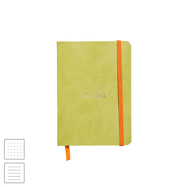 Rhodia Rhodiarama Softcover Notebook A6 (105 x 148) Anise Green