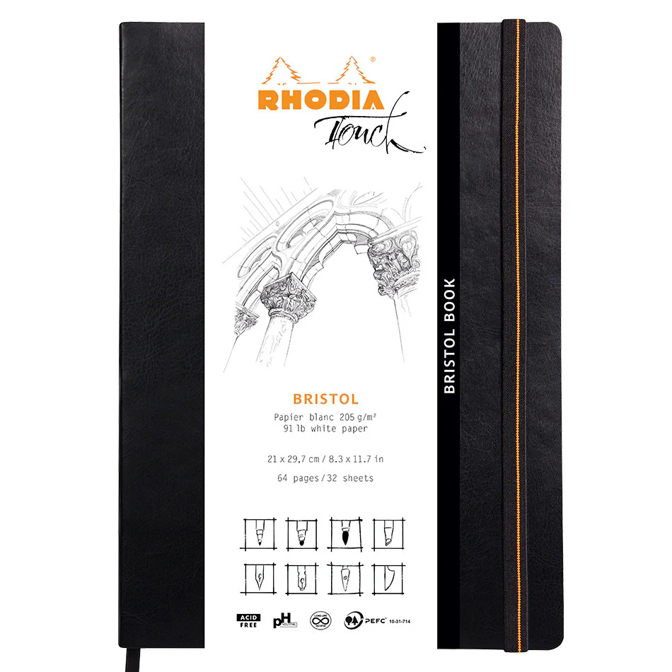 Rhodia Touch Bristol Book Softcover A4