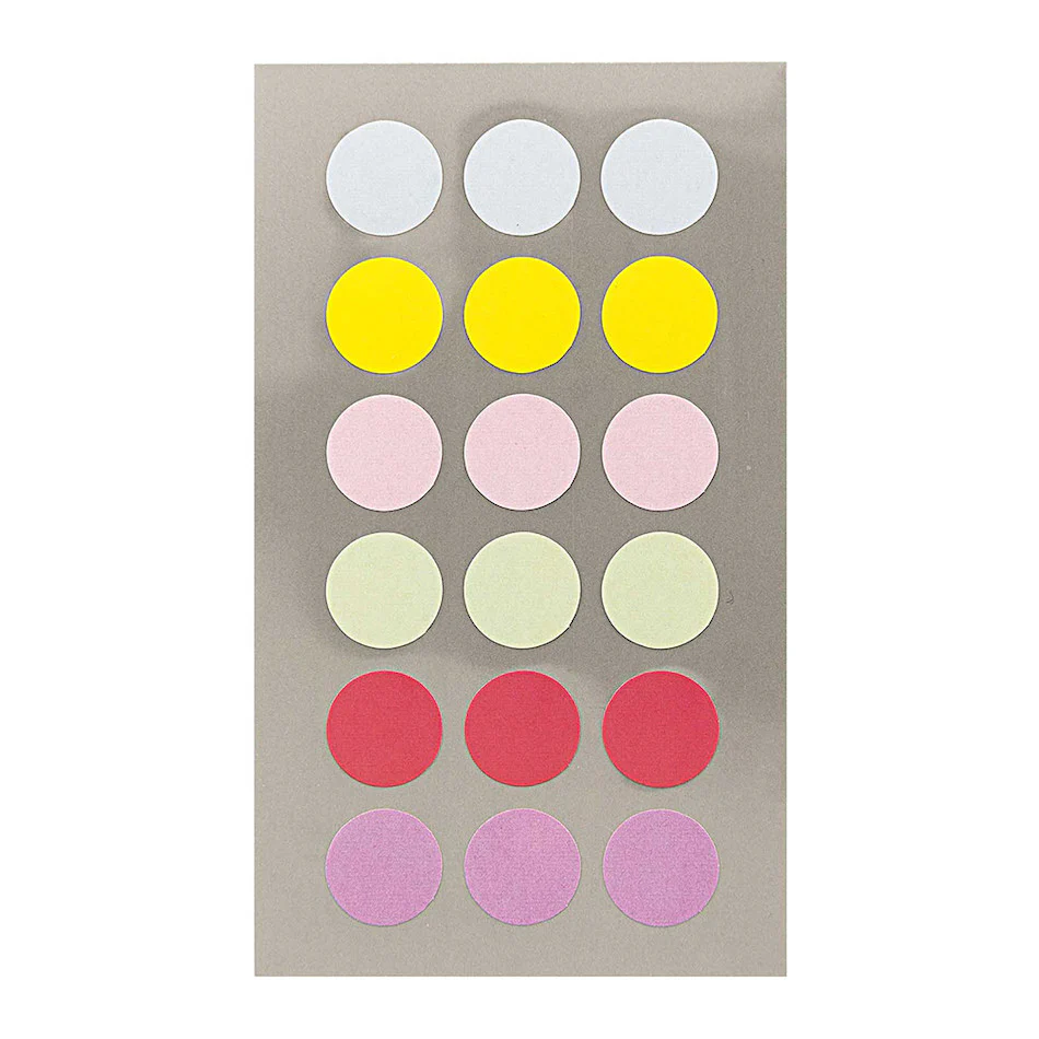 Rico Office Sticker Pastel Dots 15mm