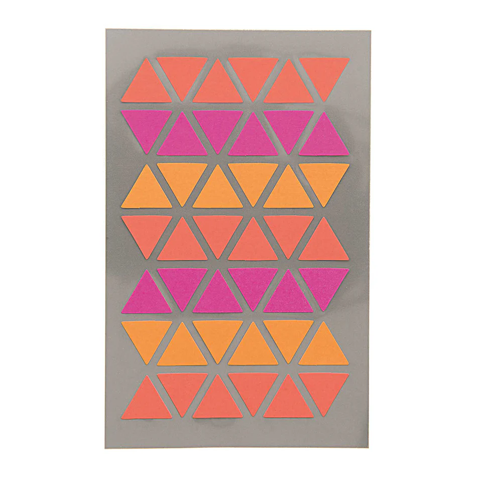 Rico Office Sticker Triangle Fuchsia/Red