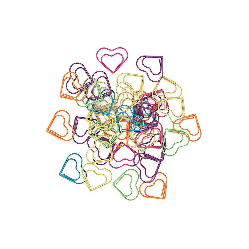 Rico Paper Clips Hearts