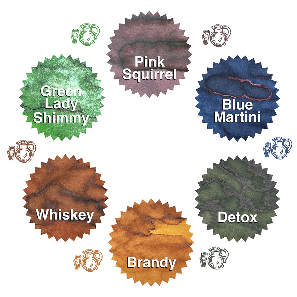 Robert Oster Signature Ink 50ml Drinks Collection #1