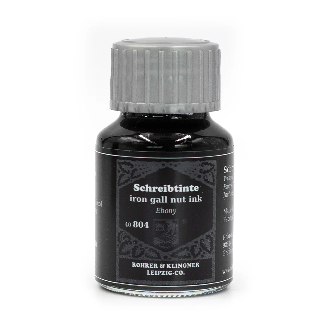 Rohrer & Klingner Limited Edition Fountain Pen Ink 50ml Iron Gall Nut Ebony