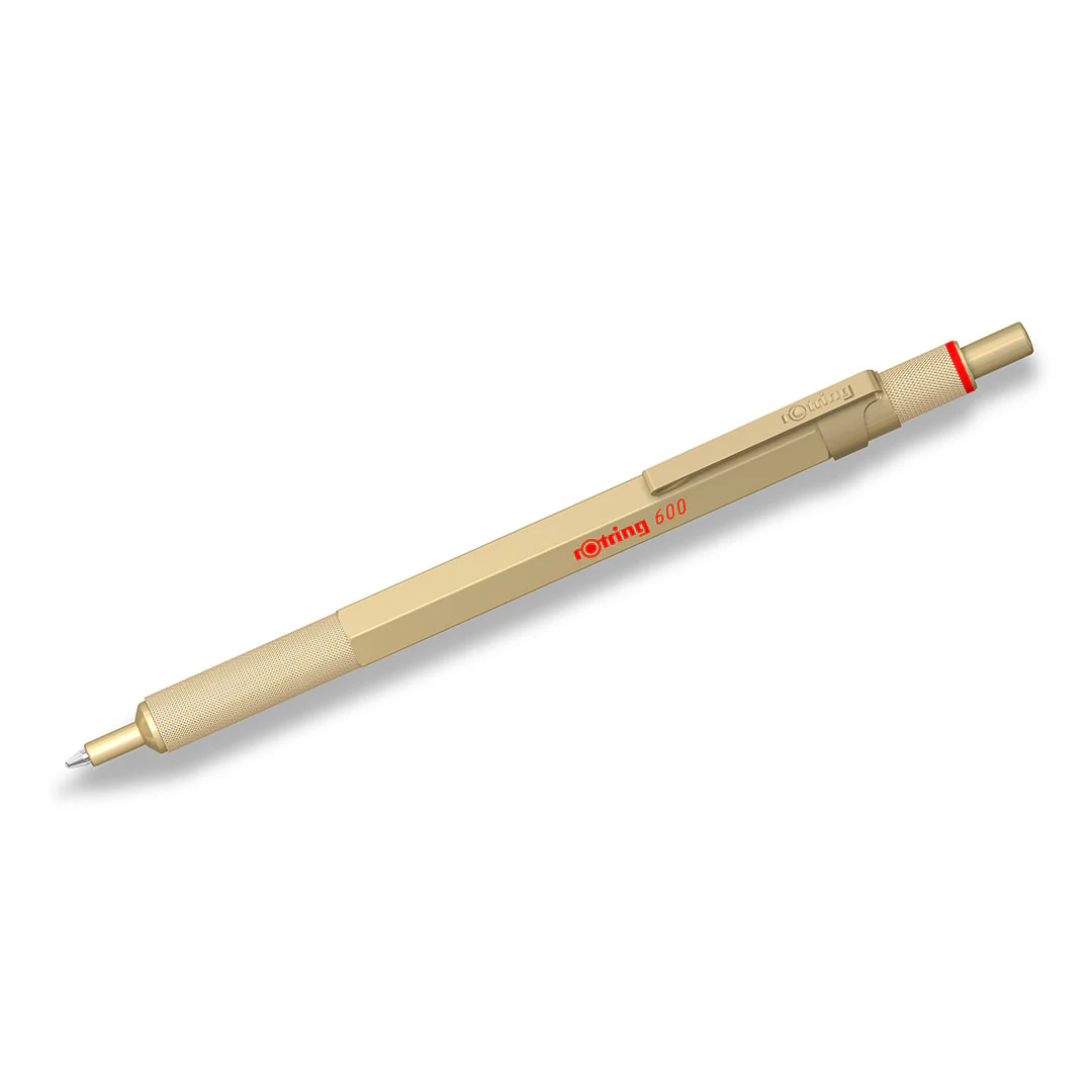 rotring 600 Ballpoint Pen Gold - Image 4