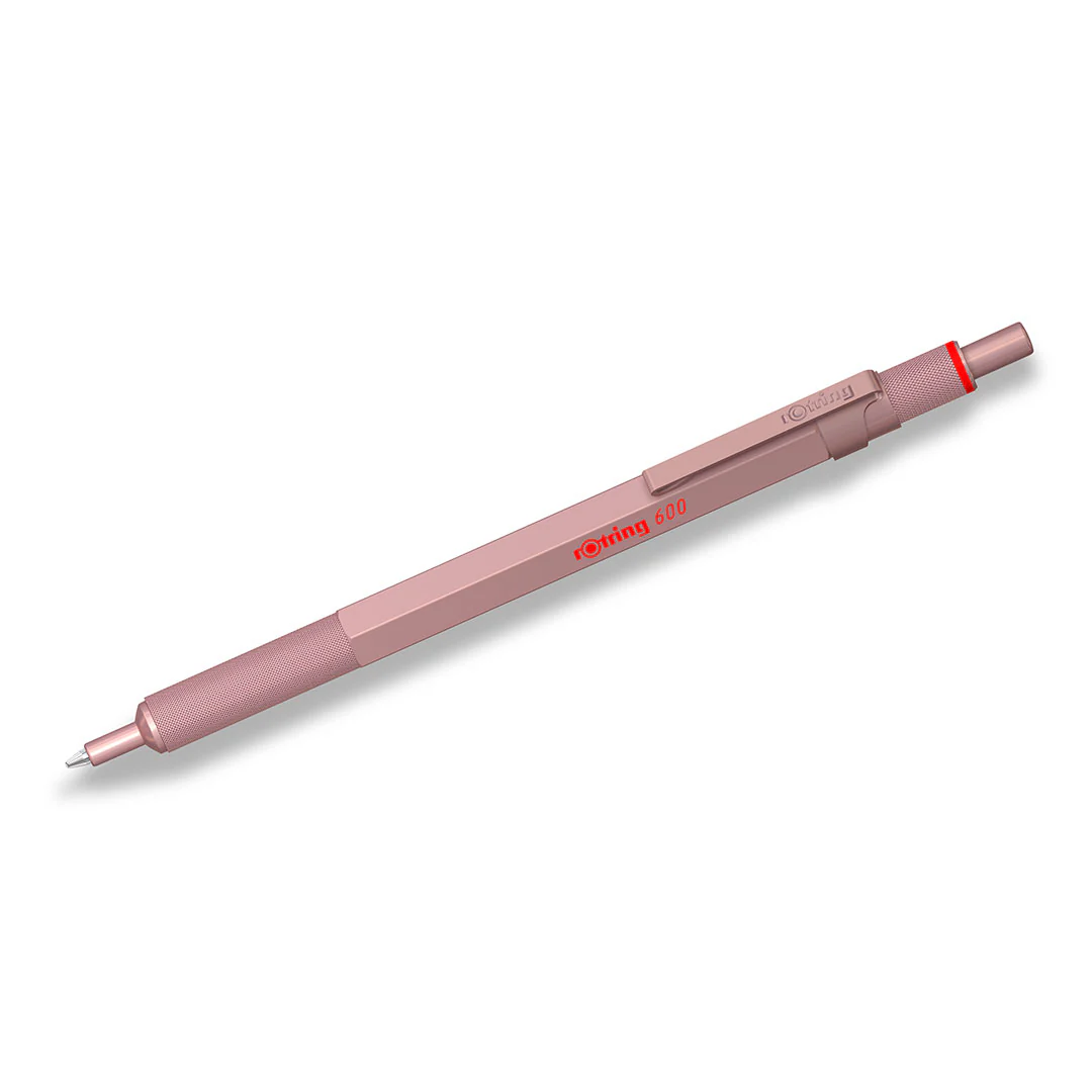 rotring 600 Ballpoint Pen Rose Gold - Image 3