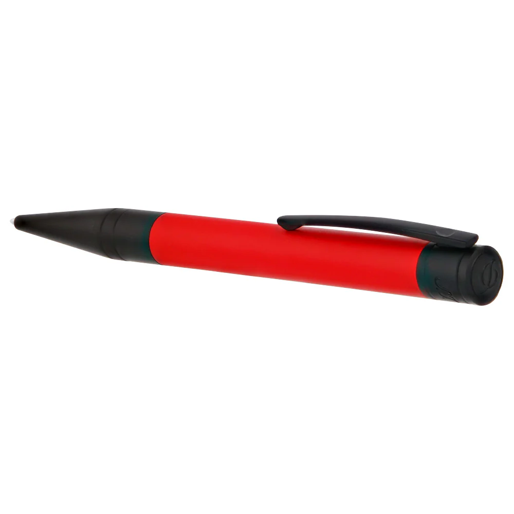 S.T. Dupont D-Initial Ballpoint Pen Black With Red Trim - Image 2