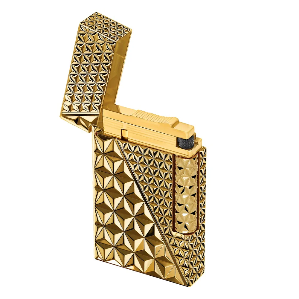 S.T. Dupont Lighter Line 2 Double Fire X Yellow Gold - Image 4