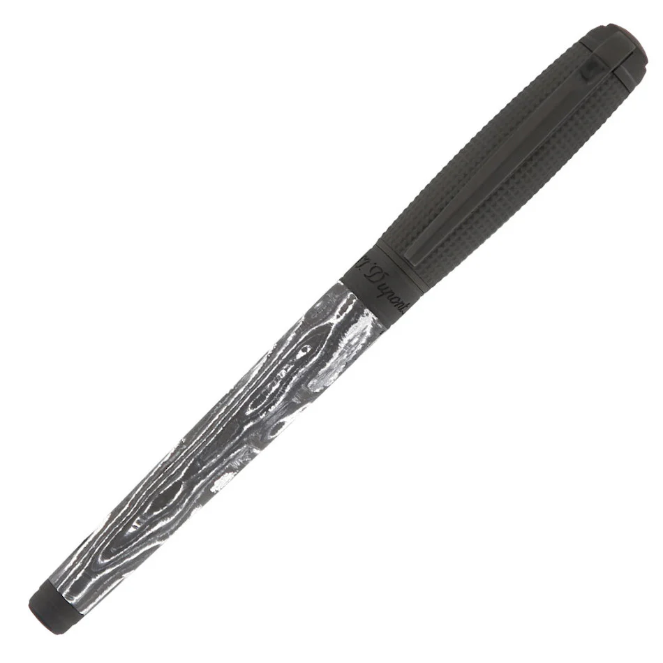 S.T. Dupont Line D Large Rollerball Pen Carbon White - Image 2
