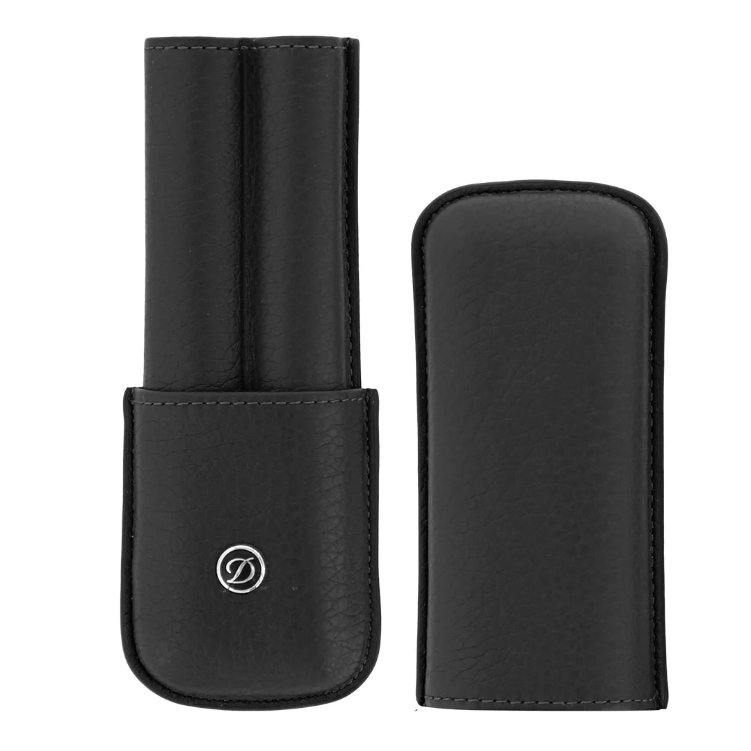 S.T. Dupont Rigid Pen Case 2 Pens Black - Image 2
