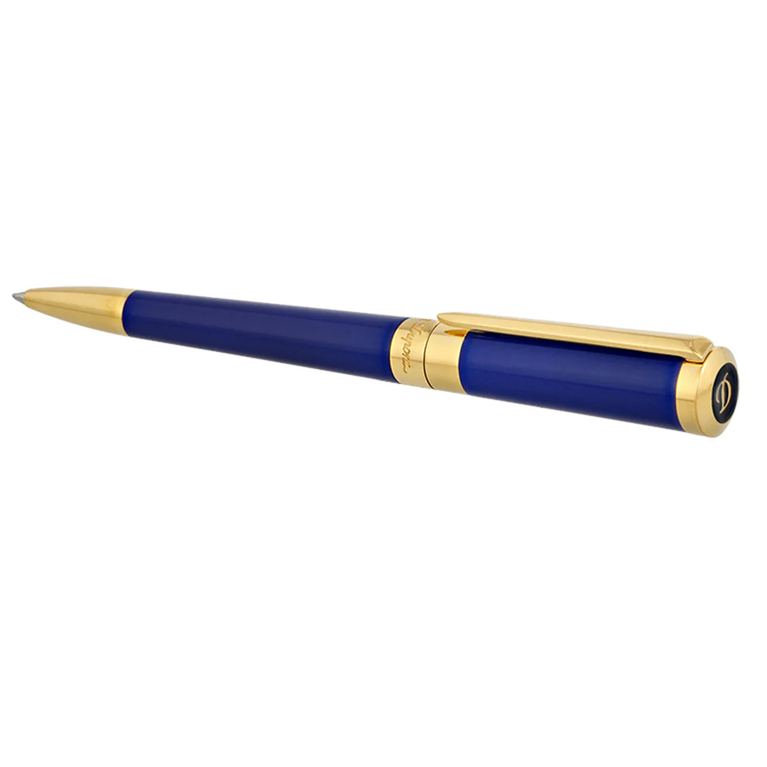 S.T. Dupont Liberte Ballpoint Pen Navy Gold - Image 2