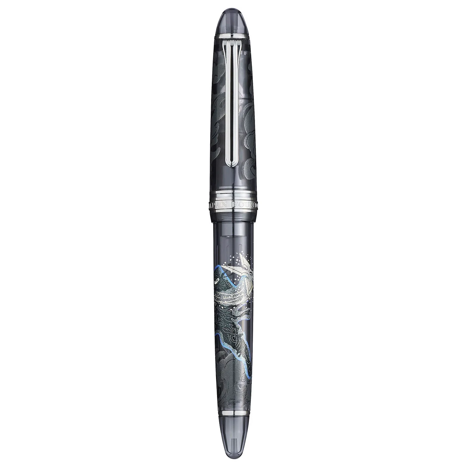 Sailor 1911 2nd Edition Ninja Yuubi Maki-e Fountain Pen Star 14K Nib - Image 4