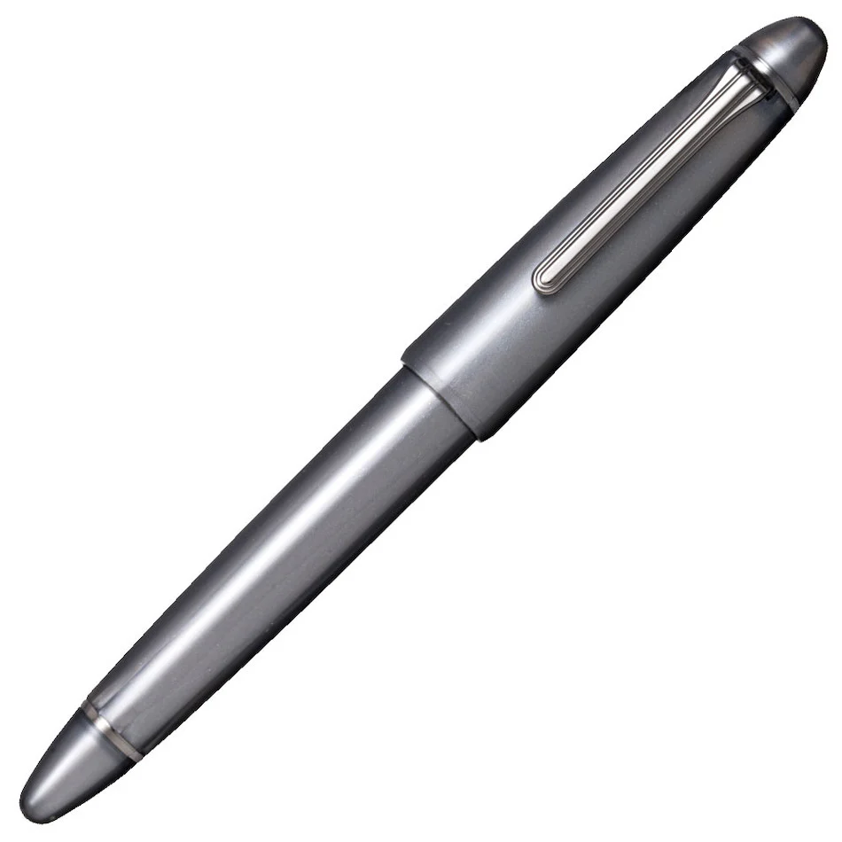Sailor 1911 Ringless Metallic Fountain Pen Simply Gray 21K Nib - Image 4