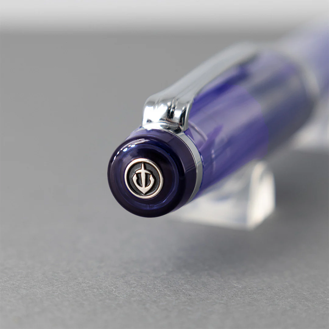 Sailor Professional Gear Regular Fountain Pen Veilio Acrylic Violet 21K Nib - Image 9