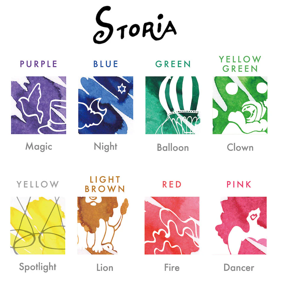 Sailor Storia Bottled Pigment Ink - Image 2