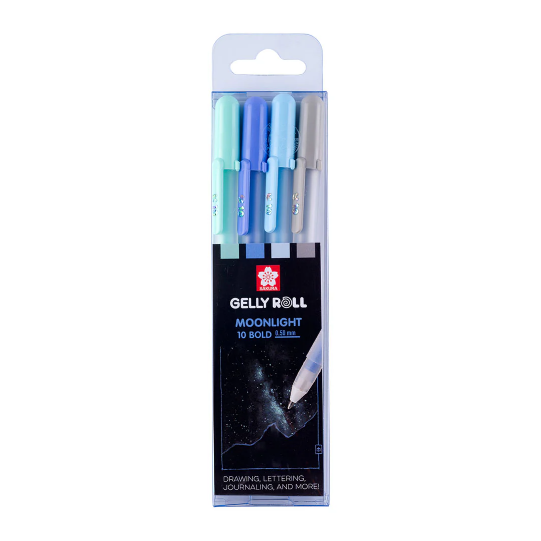 Sakura Gelly Roll Moonlight Set of 4 Aurora