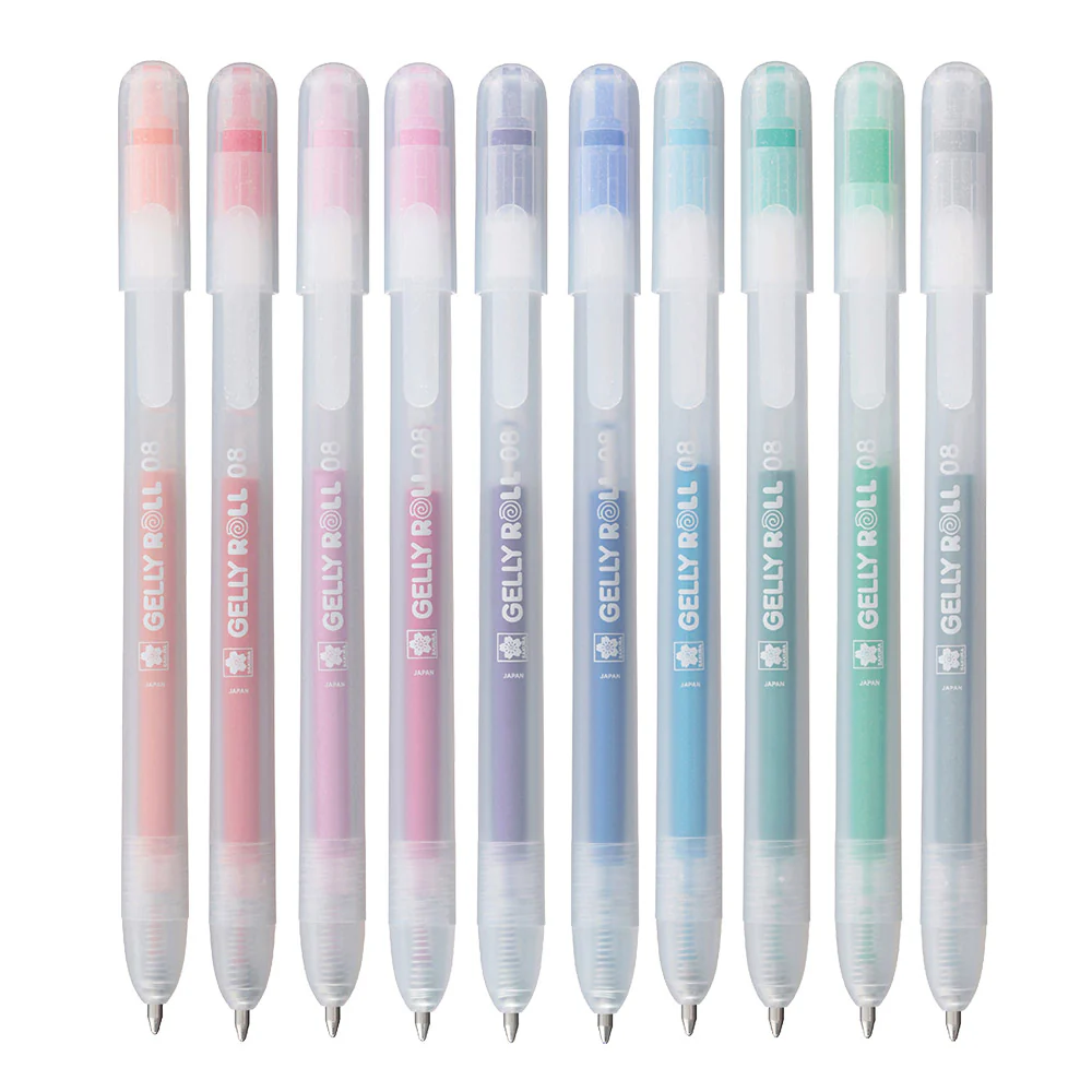 Sakura Gelly Roll Retractable Stardust Set of 10 - Image 2