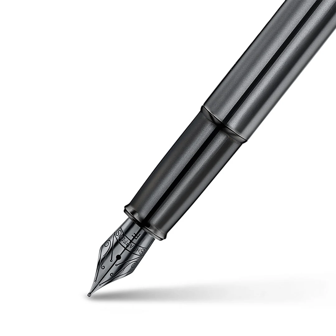 Sheaffer 100 E9375 Fountain Pen Ionic Gunmetal Grey with PVD Trim - Image 2