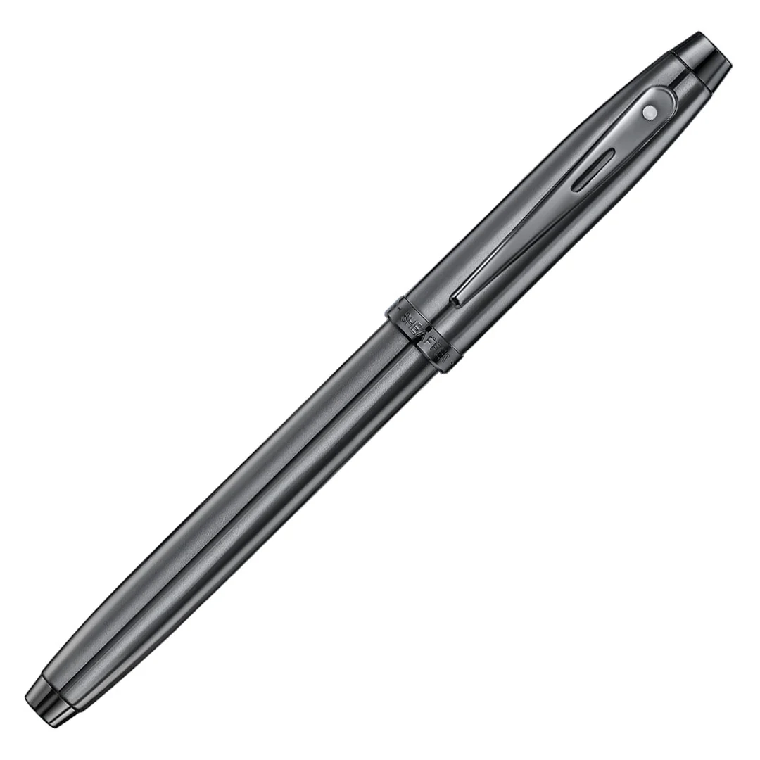 Sheaffer 100 E9375 Fountain Pen Ionic Gunmetal Grey with PVD Trim - Image 4