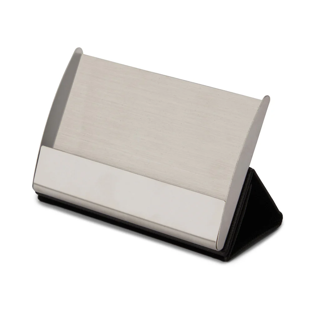 Sheaffer 100 G9306 Ballpoint Pen Chrome with Nickel Trim and Business Card Holder Set - Image 2