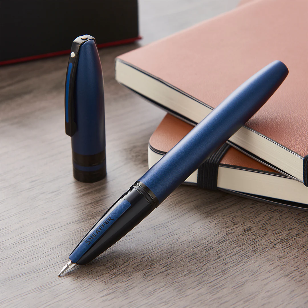 Sheaffer Icon Fountain Pen Metallic Blue - Image 2