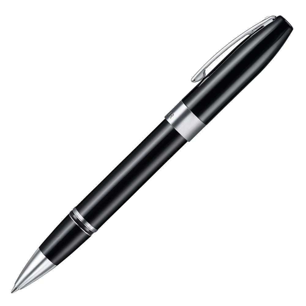 Sheaffer Legacy Rollerball Pen Black with Chrome Trim and Leather Case - Image 2