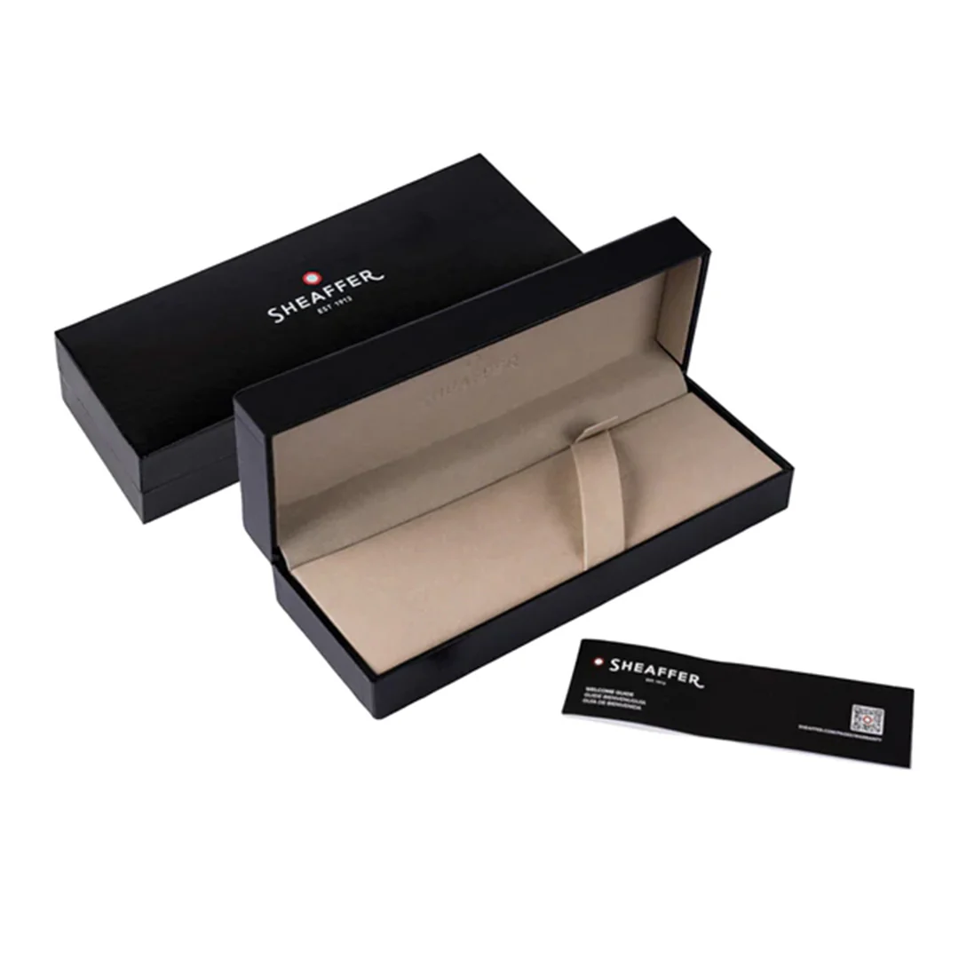 Sheaffer Sagaris E9471 Ballpoint Pen Glossy Black with Gold Tone Trim - Image 4