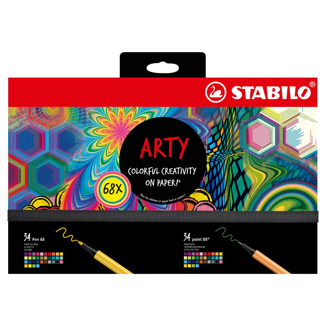 STABILO Arty Hero Set of 68 Assorted Pen 68 And Point 88
