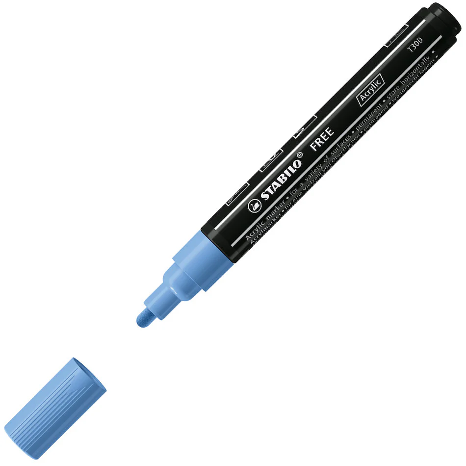 STABILO FREE T300 Acrylic Marker Pen Bullet Tip 2-3mm - Image 12