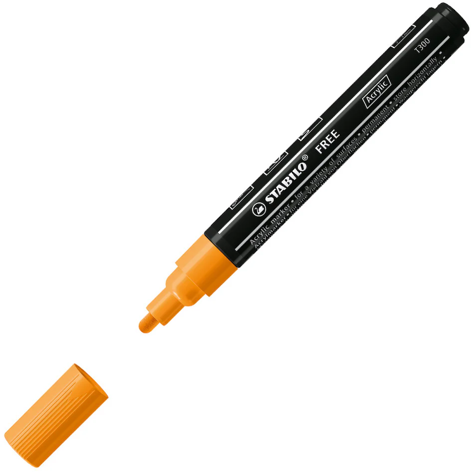 STABILO FREE T300 Acrylic Marker Pen Bullet Tip 2-3mm - Image 14